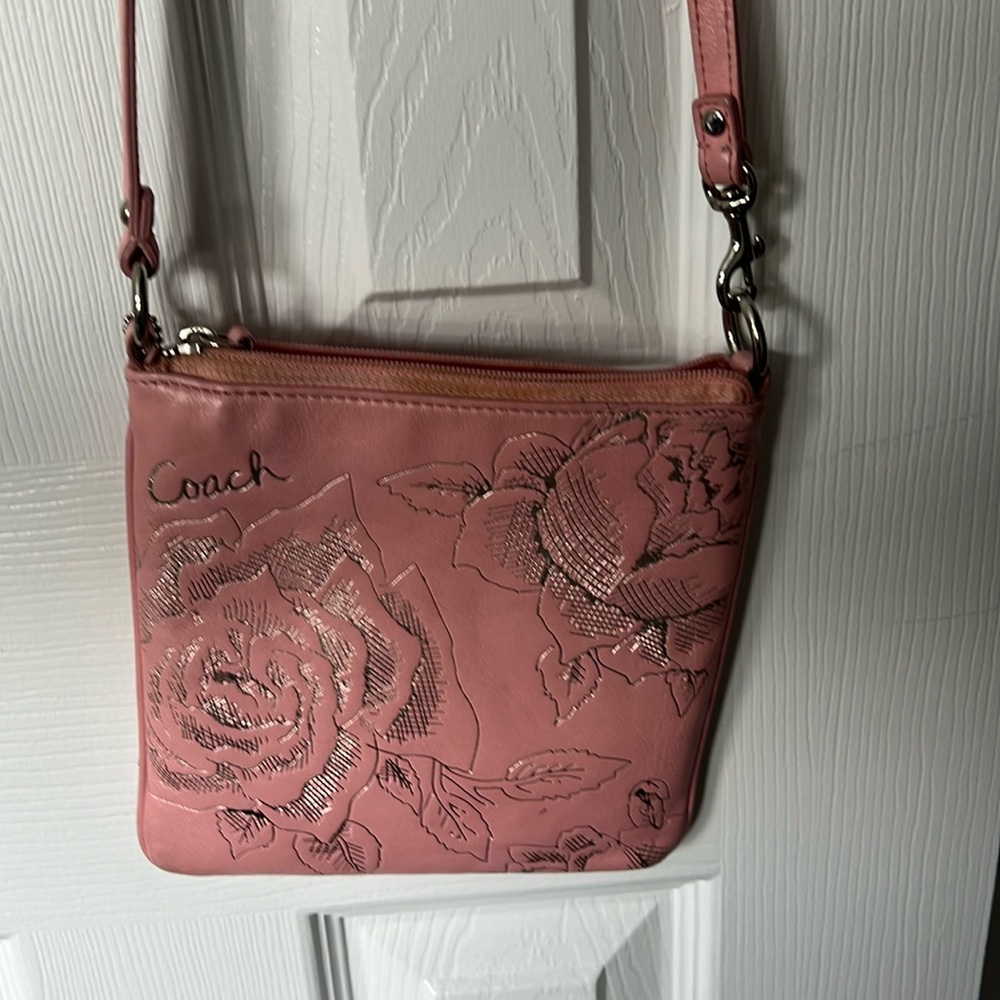 Pink Coach Crossbody bag